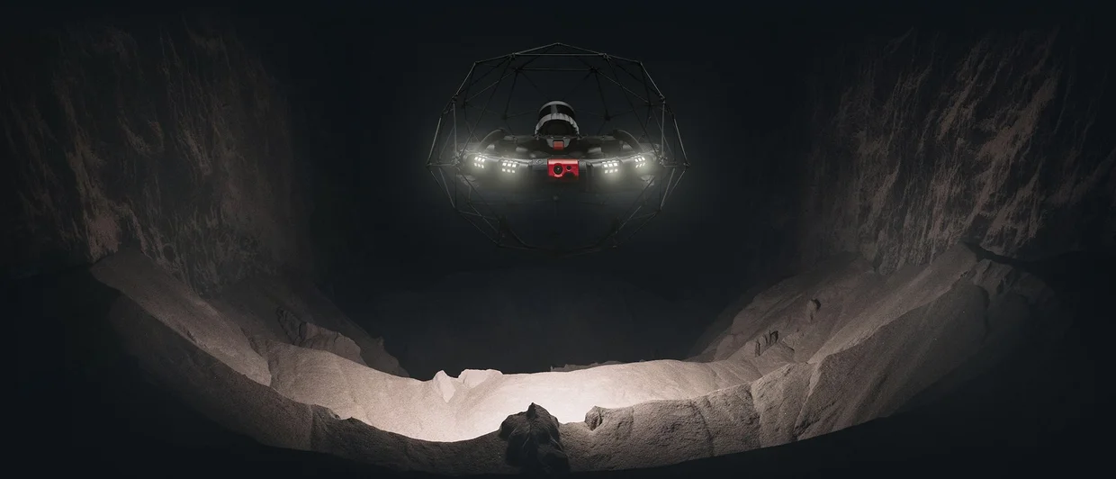 Drone confined-space inspection